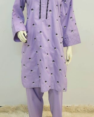 30417 light  Purple Boti  2pc