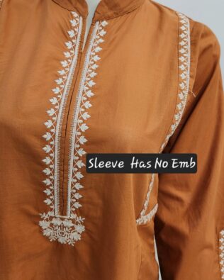 30439 Defected Bronze Cotton Lawn 2pc