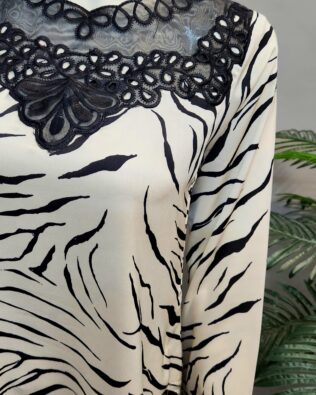 30566 Zebra Emb Summer 2pc