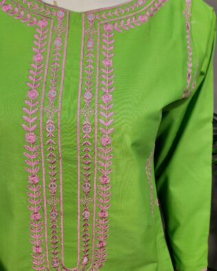 Defected Parrot Lawn Farshi  2pc