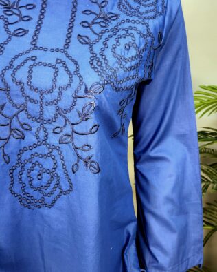 30609 Saphire Blue Farshi lawn 2pc