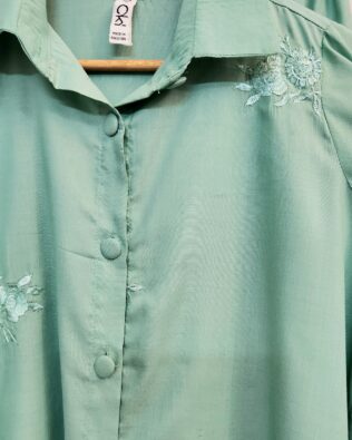 Defected Mint solid co ord set