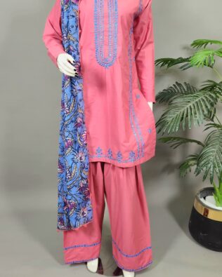 30638 Burn Pink Cotton 3pc