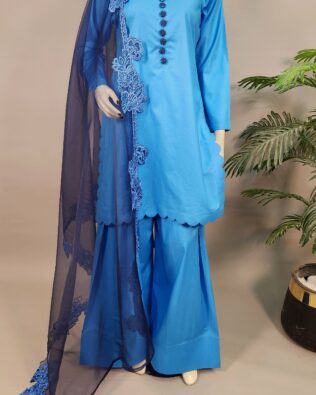 30637 Cerulean Blue Farshi 3pc