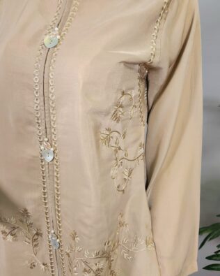 30661 Coffee Beige  Emb 2pc