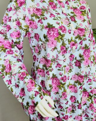 30663 Pastle Print Pink Floral 2pc
