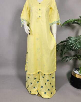 30674 Butter Yellow  Lawn 2pc