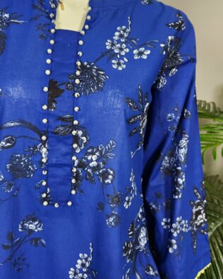 30677 Navy Dhani Cordinated 2pc