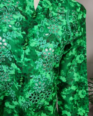 30701 Flag Green Chicken Kari Emb 2pc