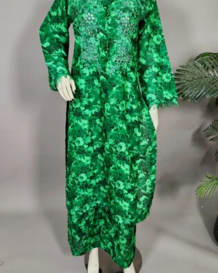 30701 Flag Green Chicken Kari Emb 2pc