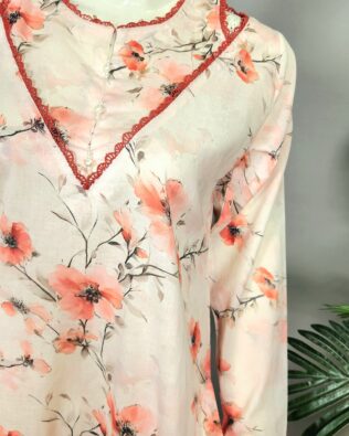 30713 Wheat Peach Emb 2pc