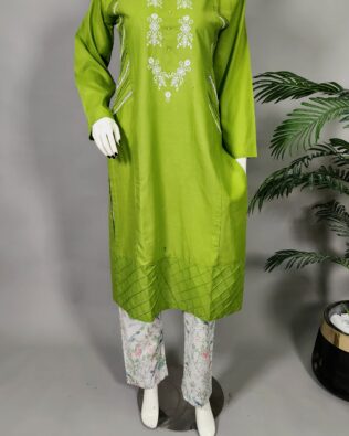 30729 Minor Defected Grass Green Cotton 2pc