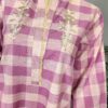 30753 Check Lilac Emb Coord