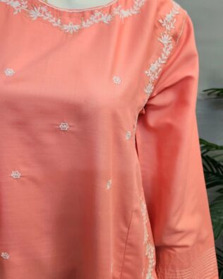 Defected Peach grace kali emb 2pc