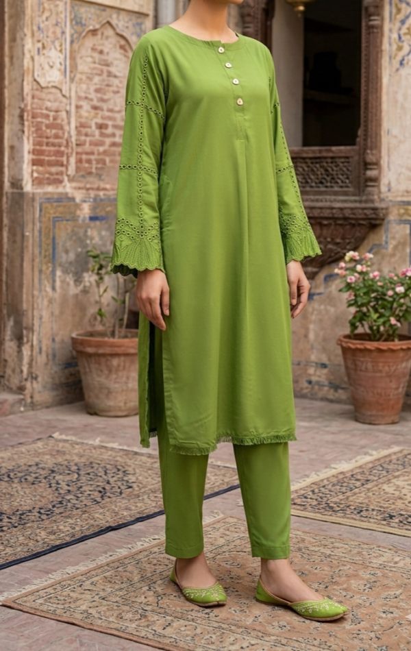 30859  RTR Leafly Green Crepe 2pc