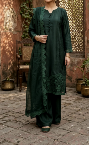 30922 Sale  Dareen Green Raw  3pc
