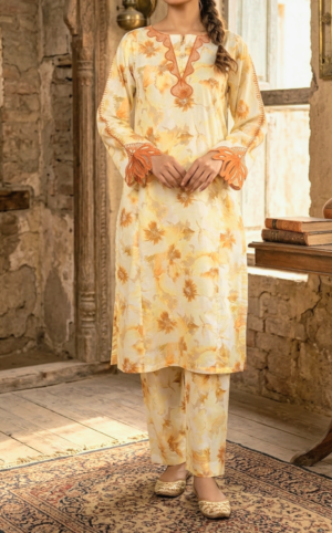 30929 Sale  Fire Print lawn 2pc