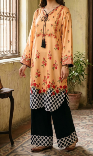 30870 RTR Yellow Kaftan Style 2pc