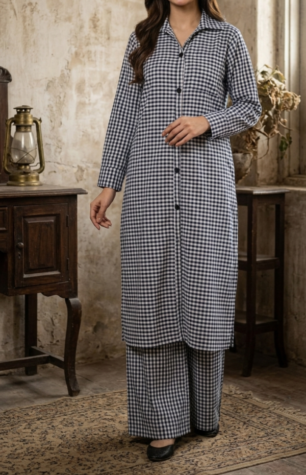 30848 Sale BW Check Long Coord Set