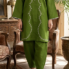 30508  Sale Pear Deep Green Khaddar 2pc