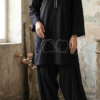 SALE Heart Black Plain Shalwar 2pc