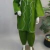 30508  Sale Pear Deep Green Khaddar 2pc