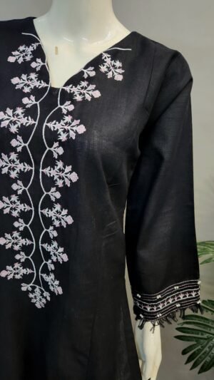 30865 Coal Khaddar Emb Farshi 2pc