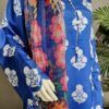 30712 Space Blue Crepe lawn 3pc