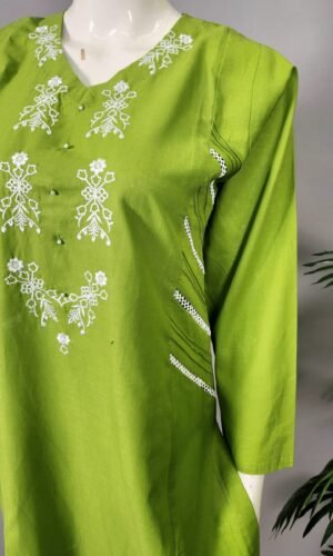 30729 Sale Minor Defected Grass Green Cotton 2pc