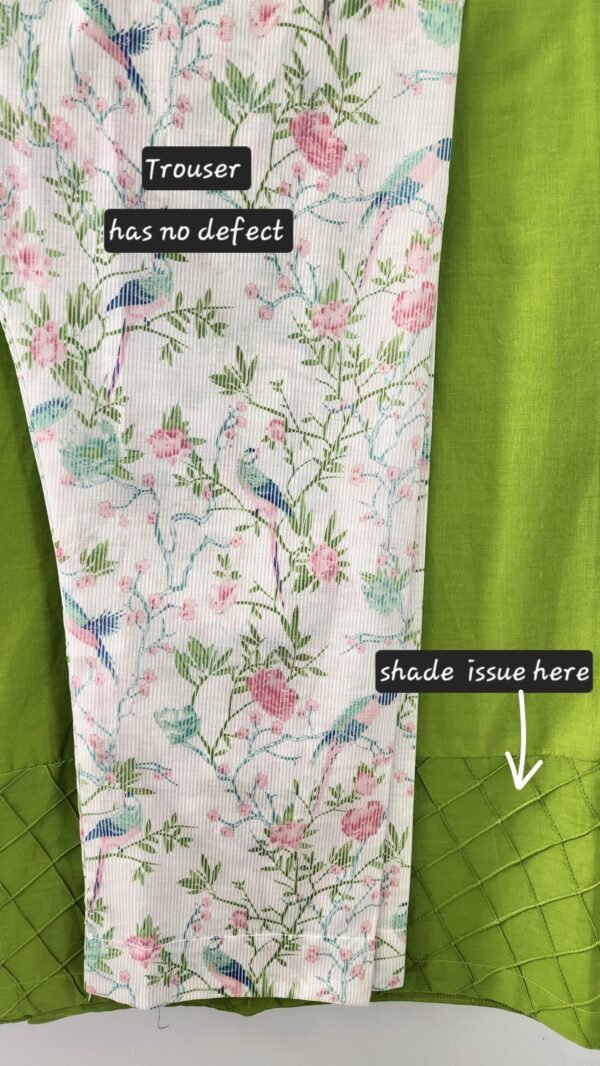 30729 Sale Minor Defected Grass Green Cotton 2pc