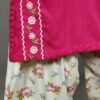 30759 Magenta Pink Emb 2pc
