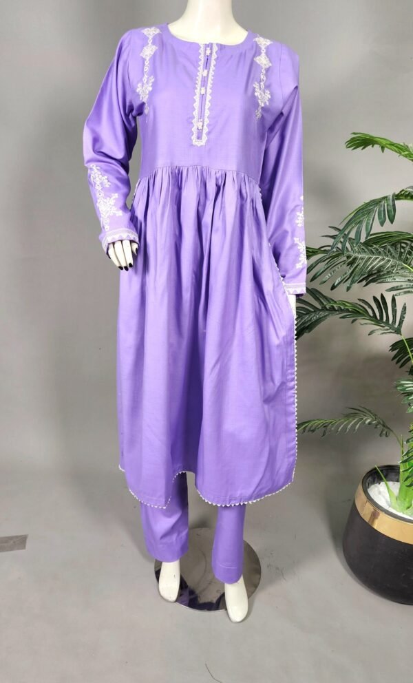 30811 Metal Lilac Frock 2pc