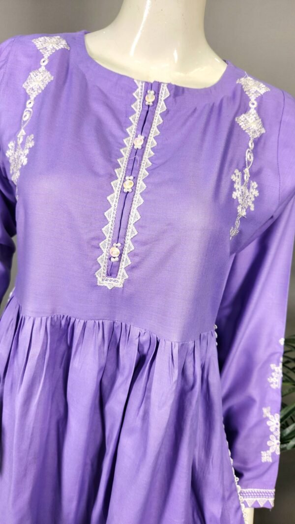 30811 Metal Lilac Frock 2pc