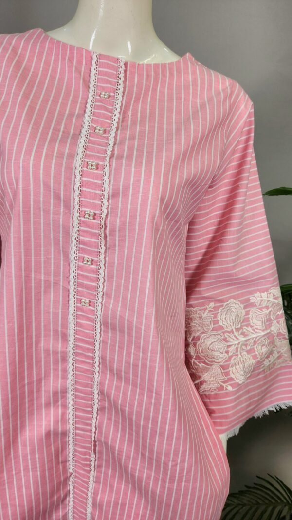 30810 Bloom Pink Lining  khaddar 2pc