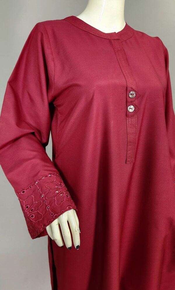 30817 Sangria Mheroon Solid 2pc