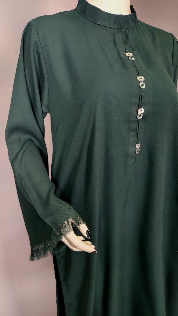 30824  Sale Seaweed Crepe Solid Coord Set