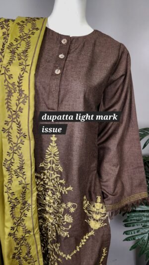 30833 Defected  Espresso Brown Wool 3pc