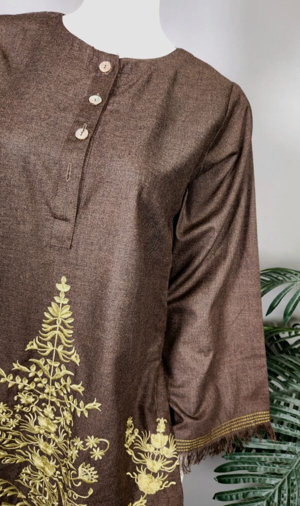 30833 Espresso Brown Wool 2pc