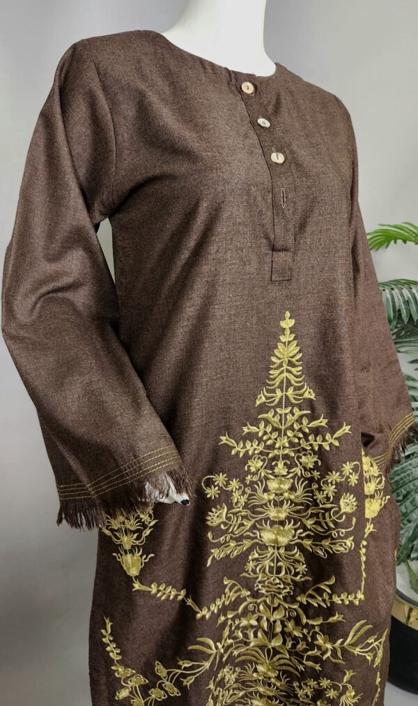 30833 Espresso Brown Wool 2pc