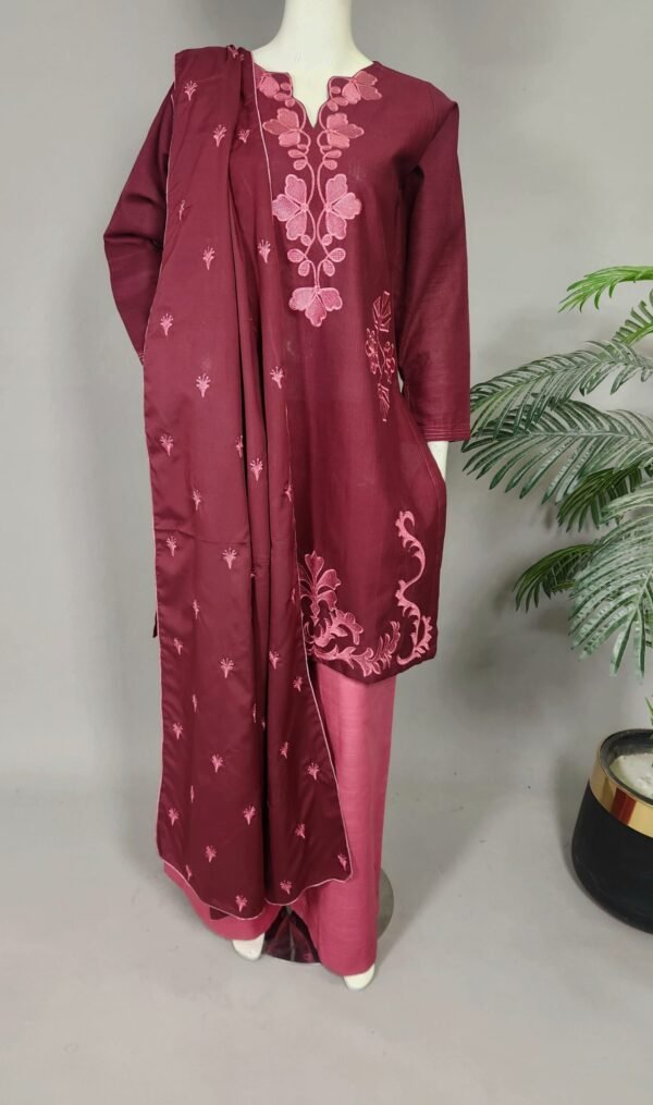 30854 Tofmron Khaddar 3pc