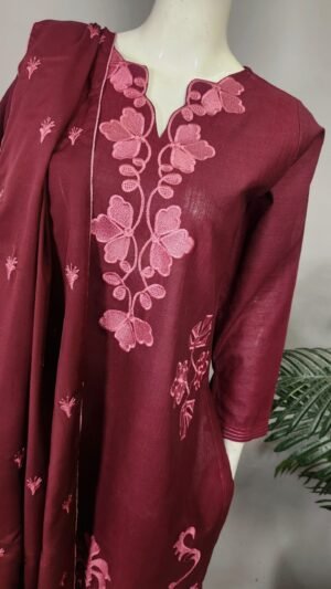 30854 Tofmron Khaddar 3pc