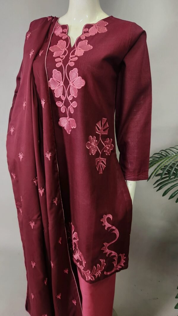 30854 Tofmron Khaddar 3pc