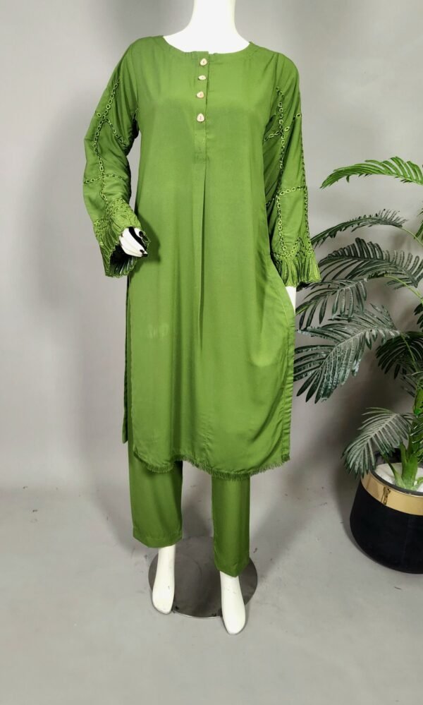 30859  RTR Leafly Green Crepe 2pc