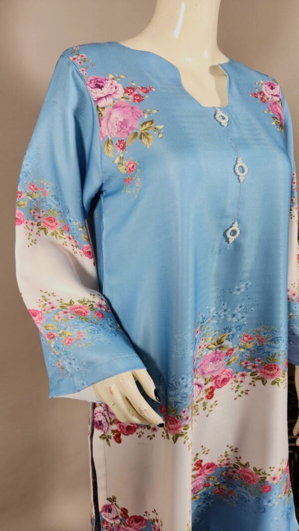 30871 RTR ferozi Printed  Coord Set 2pc