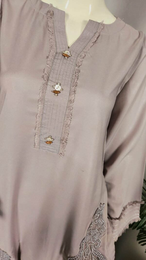 30876 Soft Gray patch Solid 2pc