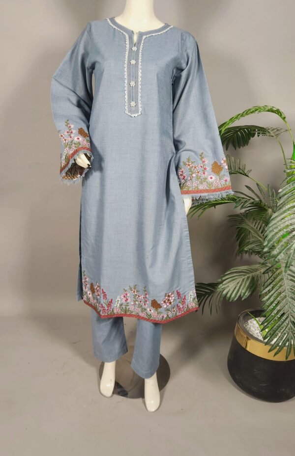 30784  Sale waterfall Aqua Emb 2pc