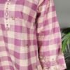 30873 Soft Berry Pink Check 2pc