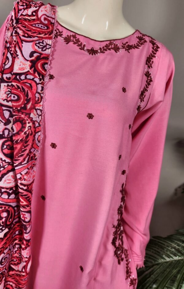 30883 Defected Flamingo Pink Emb 3pc