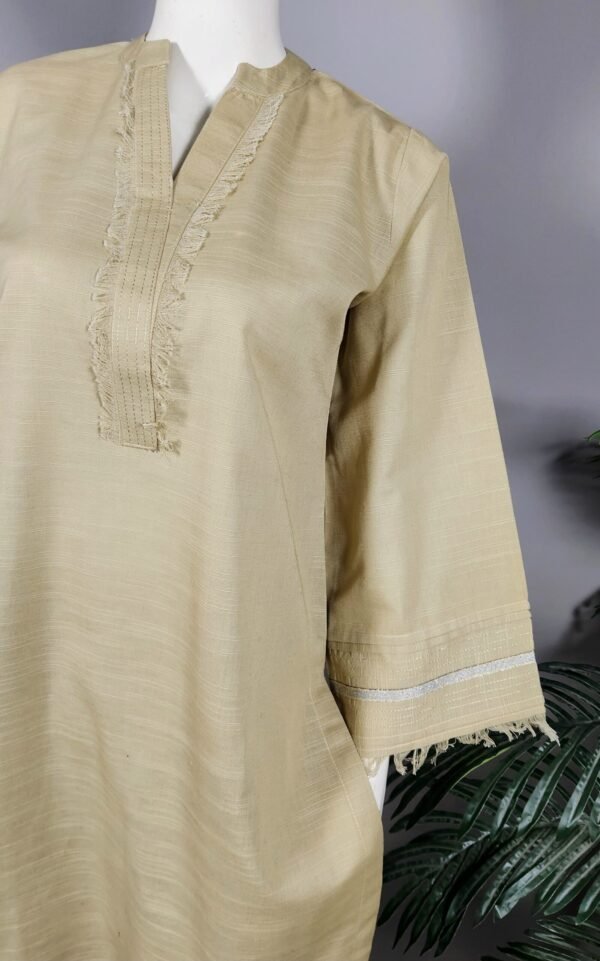 Biscuit  light khaddar 2pc