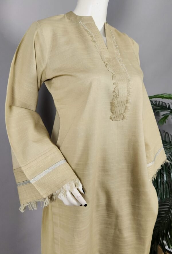 Biscuit  light khaddar 2pc